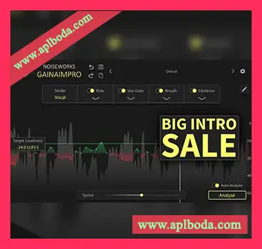 [语音编辑音频插件]Noiseworks-GainAimPro v1.0.3 [WiN]（334Mb）