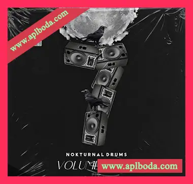 [嘻哈说唱鼓采样包]Nokturnal Drums Vol.7 Drumkit [WAV]（49Mb）