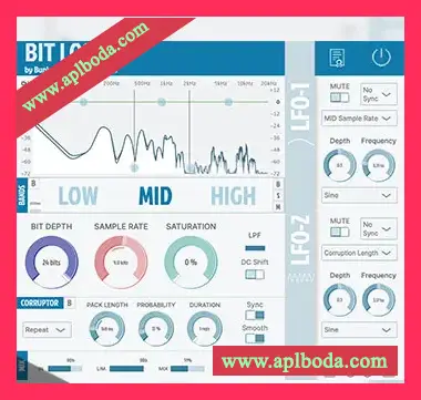 [多频段位缩减器处理插件]Bunker Noise Bit Loser v1.2 [WiN]（3Mb）