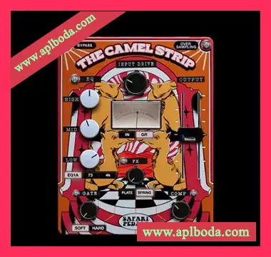[三种经典复古压缩器均衡器插件]Safari Pedals The Camel Strip v1.0.61 Regged [WiN]（10Mb）
