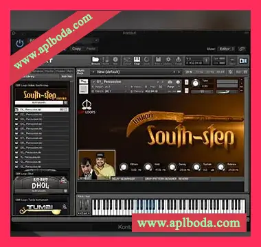 [南印度节奏打击音源]Gbrloops Indian South-Step [KONTAKT]（22Mb）