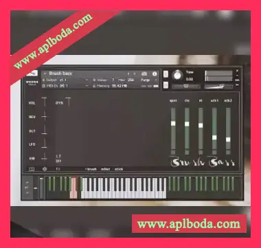[橡胶槌刷子木质低音吉他音源]Wrongtools Brush Bass [KONTAKT]（1.47Gb）