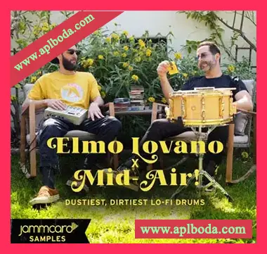 [嘻哈说唱鼓组采样]Jammcard Samples Elmo Lovano x Mid-Air! – Dustiest, Dirtiest Lo-Fi Drums [WAV]（214Mb）