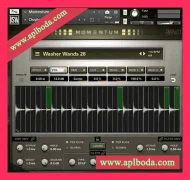 [采样鼓打击乐器音调乐器节奏音源]Impact Soundworks Momentum Acoustic Rhythmic Loops [KONTAKT]（5.04Gb）