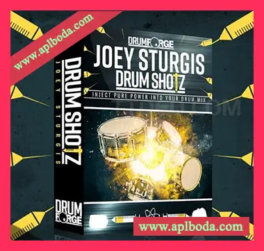 [摇滚金属鼓组采样]Drumforge DrumShotz Joey Sturgis [WAV]（51Mb）