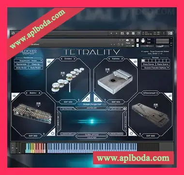 [原声乐器组合音序器音源]Audiofier Tetrality [KONTAKT]（1.59Gb）