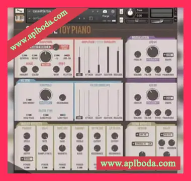 [盒式玩具钢琴音源]ThePhonoLoop Cassette Toy Piano [KONTAKT]（982Mb）