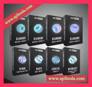 [嘻哈陷阱RnB素材]WavGrind The Diamond Producer Bundle [WAV, MiDi]（14.2Gb）