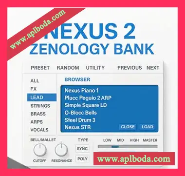 [Nexus预置电子乐]AudioVault AYE SHARK Nexus 2 Zenology Bank（175Mb）