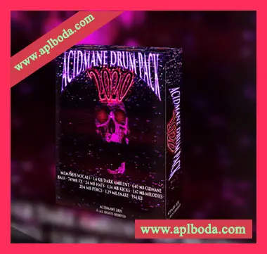 [嘻哈陷阱鼓组采样]ACIDMANE Drum Pack Vol.1 [WAV]（1.65Gb）
