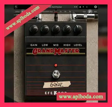 [失真踏板多功能吉他效果器插件]Kuassa Efektor Grandmaster v1.0.0 [WiN]（11Mb）