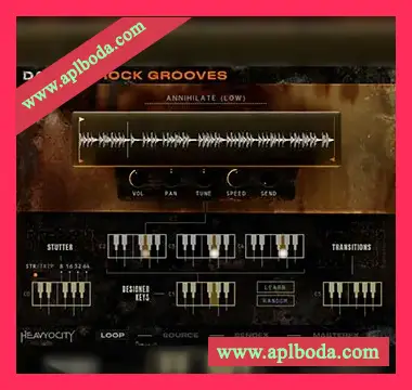 [摇滚节奏鼓组音源]Heavyocity Damage Rock Grooves [KONTAKT]（4.33Gb）