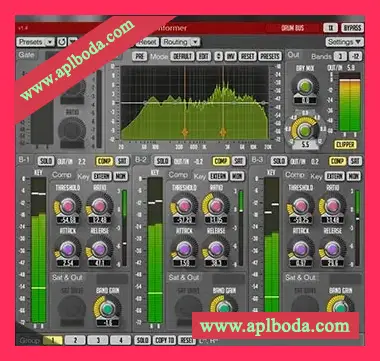 [多段动态处理器]Voxengo Drumformer v1.7 [WiN, MacOSX]（33Mb）