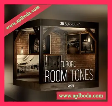 [欧洲环境3D环绕音效采样]Boom Library Room Tones Europe Stereo Edition and 3D Surround Edition [WAV]（57.06Gb）