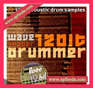 [嘻哈鼓组采样]WaveShaper 12BIT DRUMMER [WAV]（3Mb）