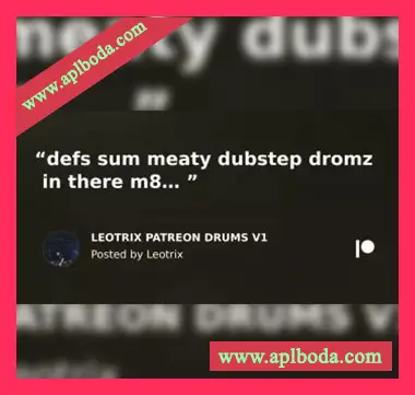 [回响重拍鼓组采样]Leotrix Patreon Drums V1 [WAV]（2Mb）