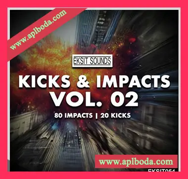 [影视底鼓冲击音效FX采样]Eksit Sounds Kicks and Impacts Vol.02 [WAV]（92Mb）