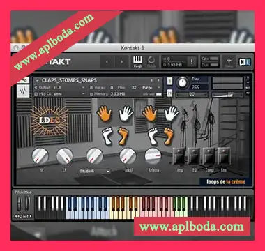 [军鼓拍手音源]Loops De La Creme Claps Stomps Snares [KONTAKT]（17Mb）