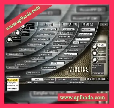 [音乐会弦乐音源]Kirk Hunter Studios Concert Strings 2 [KONTAKT]（17.78Gb）