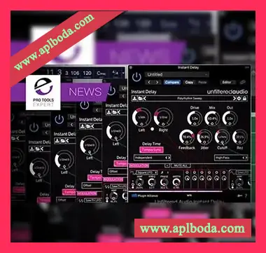 [延迟效果器插件]Unfiltered Audio Instant Delay v1.0.CE-V.R（7Mb）