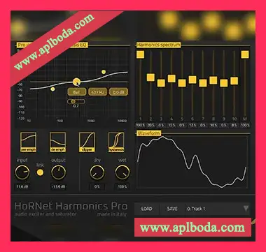 [激励饱和度削波器插件]HoRNet Harmonics Pro v1.0.1 [WiN]（2Mb）