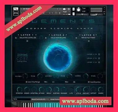 [现代影视综合乐器合成器音源]Zero-G Elements Modern Scoring Synth [KONTAKT]（23.86Gb）
