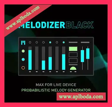 [Max for Live]Gourlie Records Melodizer Black Melody Generator Device（1Mb）
