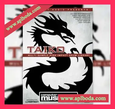 [太鼓音源]Nine Volt Audio Taiko [KONTAKT]（1.04Gb）