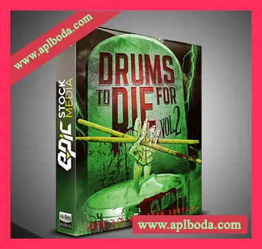 [嘻哈说唱RnB鼓组采样]Epic Stock Media Drums To Die For Vol.2 [WAV]（15Mb）