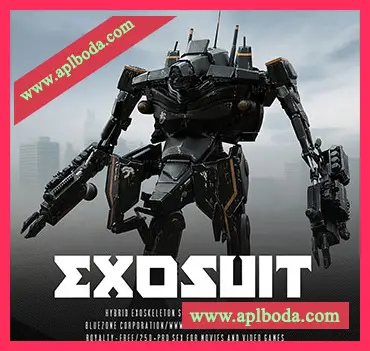 [影视游戏机甲战斗音效FX采样]Bluezone Corporation Exosuit Hybrid Exoskeleton Sound Effects [WAV, AiFF]（223Mb）