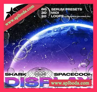 [流行嘻哈陷阱素材Serum预置]Shark x Spacecoop Display Sound Kit Vol.2 [Bundle] [WAV, MiDi]（675Mb）
