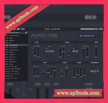 Nightbirdsevolve Roland Juno 106 Preset Editor and Librarian v2.3 [MacOSX]（11Mb）