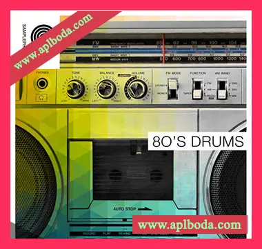 [80年代怀旧复古鼓组素材]Samplephonics 80 s Drums [多格式]（1.07Gb）