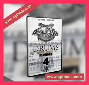[嘻哈说唱鼓组采样]Scarebeatz Drums Vol.4 (Drumloops) [WAV]（162Mb）