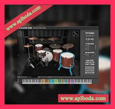 [朋克摇滚鼓组音源]Room Sound Blasting Room Signature Series Drums v1.1 [KONTAKT]（3.82Gb）