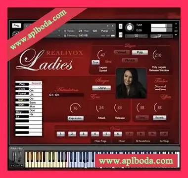 [女声歌声音源]RealiTone Realivox The Ladies [KONTAKT]（6.28Gb）