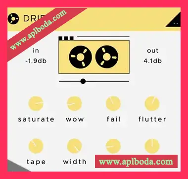 [低保真磁带降级插件]SoundGhost Drift v1.0 [WiN, MacOSX]（11Mb）