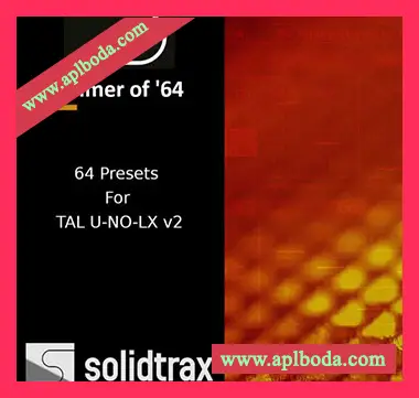 [TAL U-NO-LX预置怀旧合成器]Solidtrax Summer of ’64 for TAL U-NO-LX v2（6Mb）