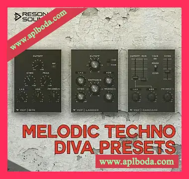 [Diva预置泰克诺舞曲]Resonance Sound Melodic Techno Diva Presets（11Mb）