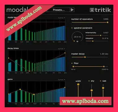 [空间建模创意塑形插件]Tritik Moodal v1.2.1 [WiN, MacOSX]（17Mb）