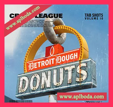 [嘻哈说唱鼓组采样]The Crate League Tab Shots Vol.10 Detroit Dough Drumkit [WAV]（31Mb）