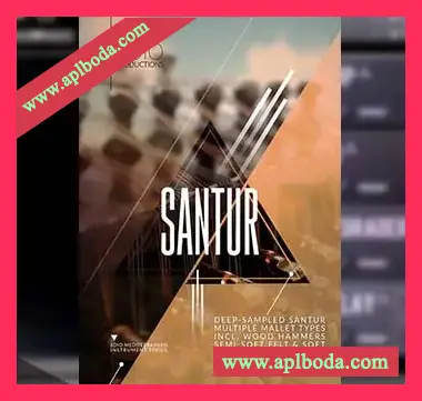 [波斯锤击式扬琴音源]8Dio Santur [KONTAKT]（4.33Gb）