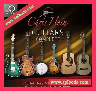 [采样虚拟吉他音源]Chris Hein Guitars DE [KONTAKT]（9.78Gb）