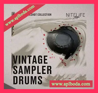 [怀旧浩室鼓组采样]NITELIFE Audio Vintage Sampler Drums [WAV]（258Mb）