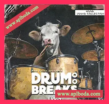 [Breaks鼓组采样]Moo Latte Drumoo Breaks Vol.4 [WAV]（94Mb）