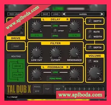 Togu Audio Line TAL-Dub-X v1.2.0 [WiN, MacOSX]（13Mb）