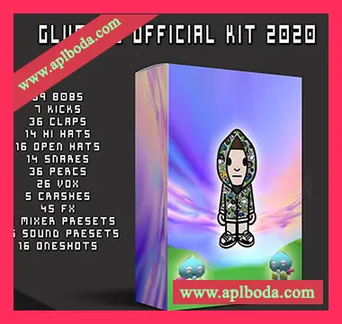 [嘻哈陷阱RnB鼓组素材FL混音预置FL工程模板]Glumboy Official Drumkit [WAV, MiDi]（64Mb）