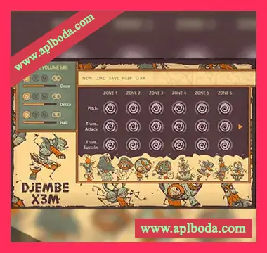 [影视非洲鼓合集音源]Strezov Sampling Djembe X3M (Player Edition) [KONTAKT]（8.21Gb）