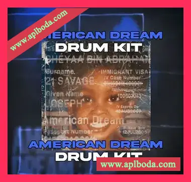 [Trap陷阱鼓组素材]babyxprod American Dream Drum Kit [MIDI VERSION] [WAV, MiDi]（178Mb）