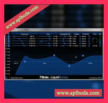 [线性相位8频段参数均衡器插件]LiquidSonics Filtrate v1.120 v1.111 [WiN, MacOSX]（19Mb）